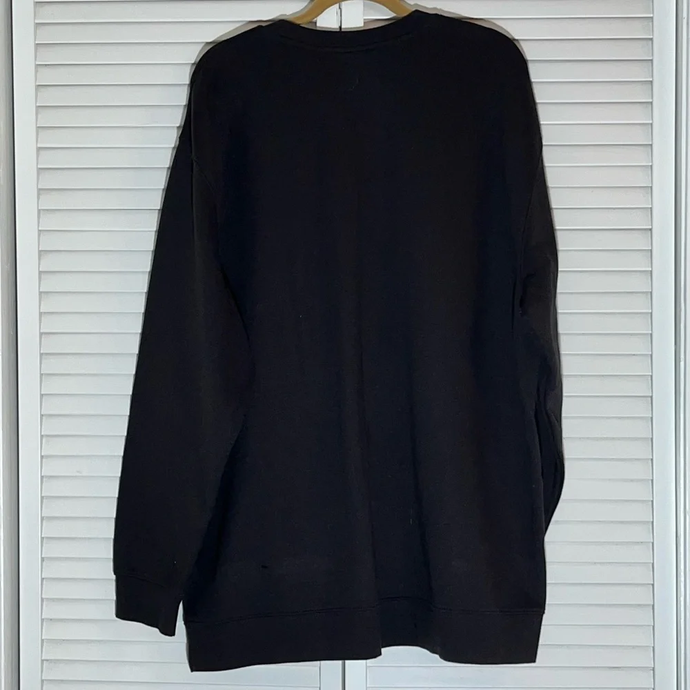 Joe Boxer 2X Black Sweatshirt - Picture 3 of 5